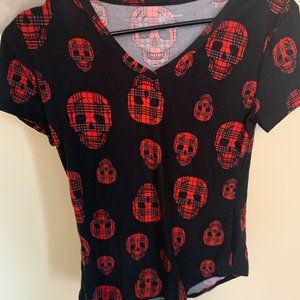 Red Skull Women's Top